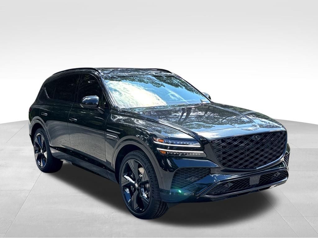 2026 Genesis GV80 3.5T Prestige Black in Vik Black — front three-quarter view